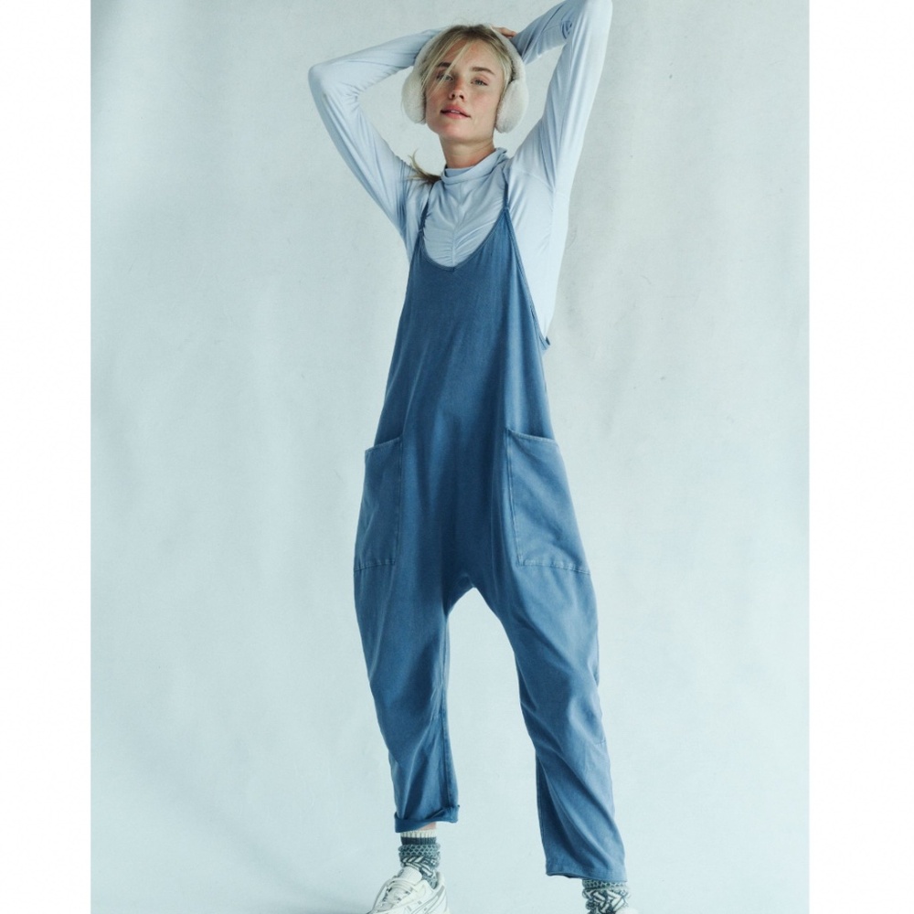 FP Movement by Free People Hot Shot Onesie in Skyline sz S NWT $70R